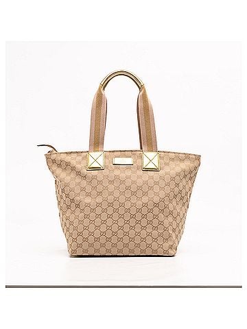Gucci GG Canvas Web Tote  (view 1)