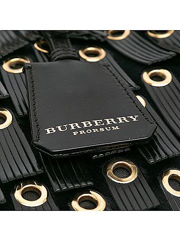 Burberry Calf Hair and Leather Grommet Fringe Big Crush Tote (view 2)