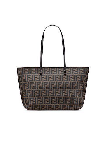 Fendi Small Zucca Coated Canvas Roll Tote (view 1)