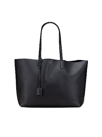 Saint Laurent Large Leather East West Shopping Tote (view 1)