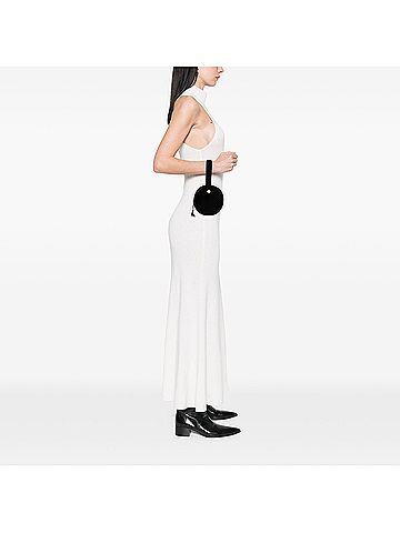 Céline Round Suede Tassel Handbag (view 2)