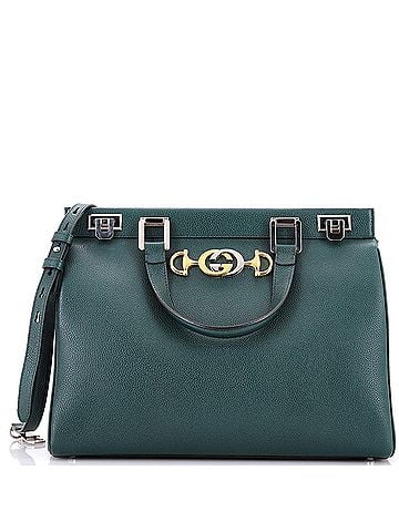 Gucci Zumi Top Handle Bag Leather Medium (view 1)