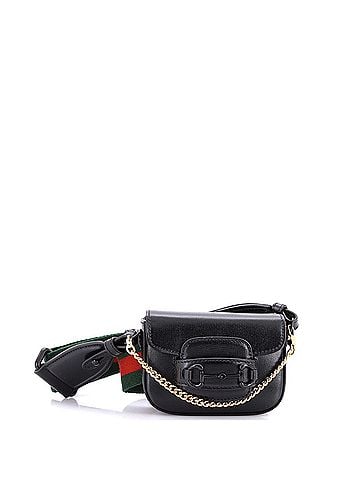 Gucci Horsebit 1955 Flap Wallet with Strap Leather (view 1)