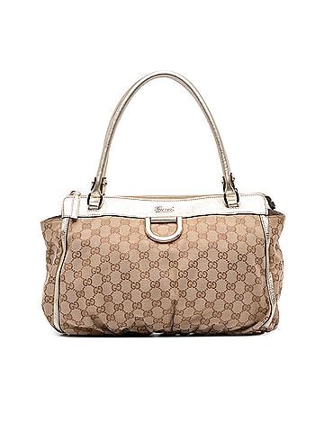 Gucci GG Canvas Abbey D Ring Tote (view 1)