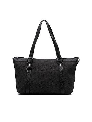 Gucci GG Denim Abbey D Ring Tote (view 1)