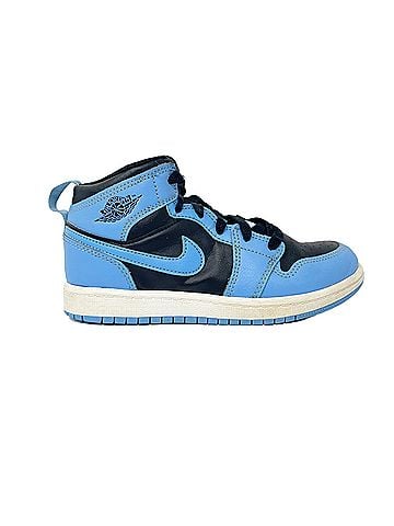 Nike Sneaker Kids Jordan Air Jordan 1 Mid DQ8424-401 Gray Basketball Size 1 (view 1)