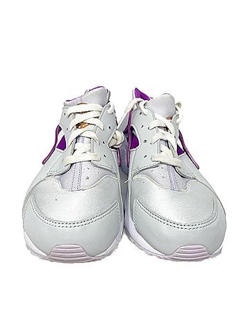 Nike Sneaker Kid Nike Huarache Run 704949-046 White Running Size 3 (view 2)