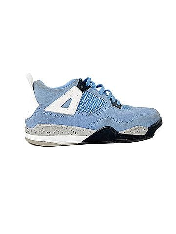Nike Sneaker Kid Air Jordan 4 Retro BQ7669-400 Blue Basketball Size 1 1/2 (view 1)