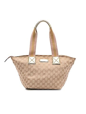 Gucci GG Canvas Web Tote (view 1)