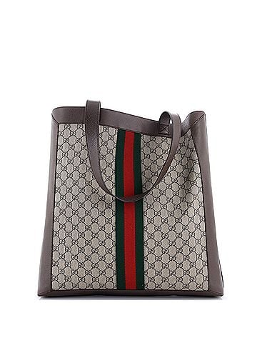 Gucci Ophidia Soft Open Tote GG Coated Canvas Large (view 2)