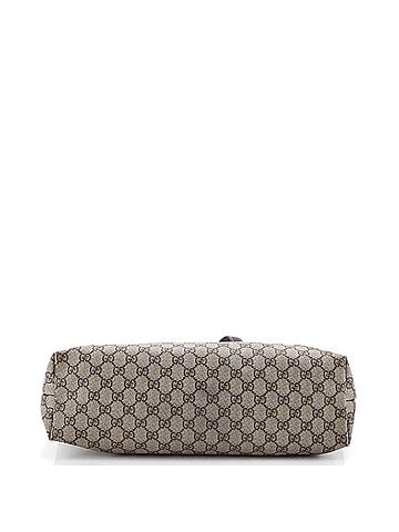 Gucci Plus Tote GG Coated Canvas with Leather Large (view 2)