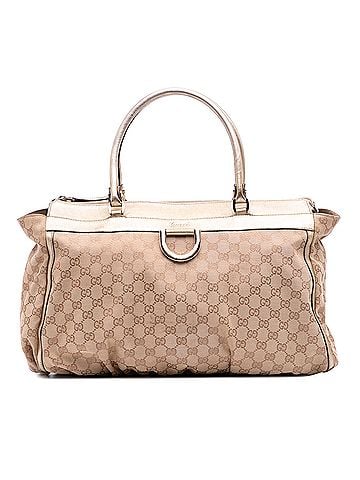 Gucci Large GG Canvas Abbey D Ring Tote (view 1)