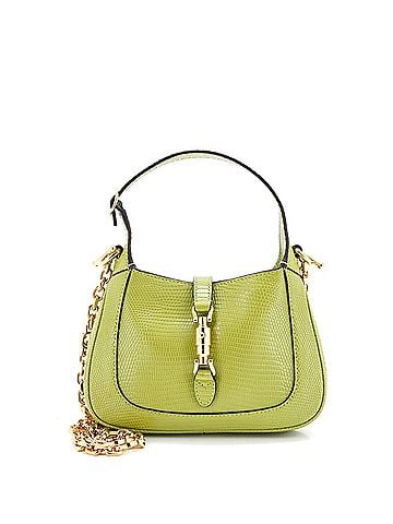 Gucci Jackie 1961 Chain Hobo Metallic Lizard Mini (view 1)