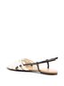 Tory Burch White Multi Strap Leather Sandal Size 6 - photo 3