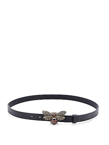 Gucci Queen Margaret Bee Belt Leather Thin (view 2)