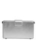 Dolce & Gabbana Basic 100% Leather Solid Silver Metallic Silver DG BOX Leather Shoulder Strap Women's Bag One size - photo 4