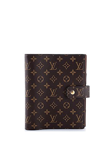Louis Vuitton Ring Agenda Cover Monogram Canvas GM (view 1)