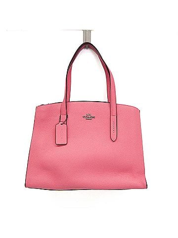 Coach Coach Charlie 25137 Women's Leather Shoulder Bag,Tote Bag Pink (view 1)