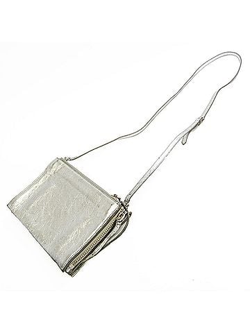 Balenciaga Balenciaga Paper Triple XS 398815 Women's Leather Shoulder Bag Silver (view 2)