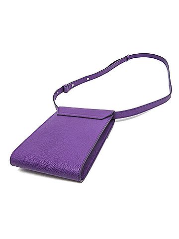 Dunhill Dunhill CADOGAN Mini Shoulder Pouch Women,Men Leather Pouch,Shoulder Bag Purple (view 2)