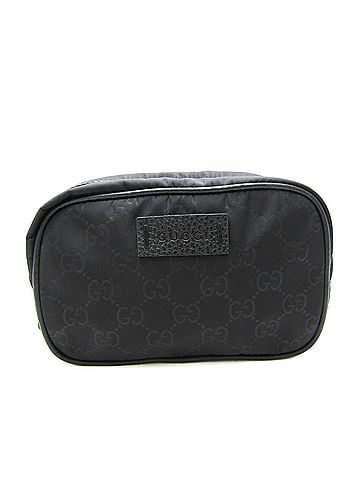 Gucci Gucci GG Nylon 510341 Women's Nylon Pouch Black (view 1)