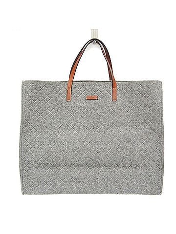 Gucci Gucci 295266 Men,Women Leather,Felt Tote Bag Brown,Gray (view 1)
