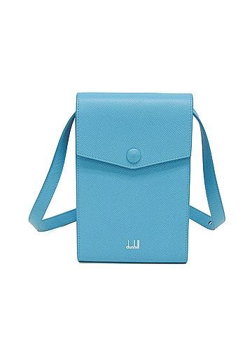 Dunhill Dunhill Cadogan Women's Leather Shoulder Bag Blue (view 1)