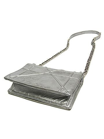 Christian Dior Christian Dior Diorama Chain Shoulder Bag Women's Leather Shoulder Bag Silver (view 2)