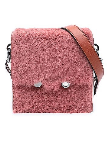 MARNI Shearling Chain Crossbody (view 1)