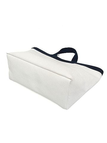 Herve Chapelier Hervé Chapelier Women's Coated Canvas,Canvas Handbag Navy,White (view 2)