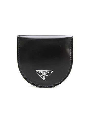 Prada Prada 1M0788 Men,Women Patent Leather Coin Purse/coin Case Black (view 1)