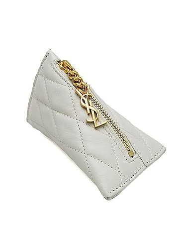 Saint Laurent Saint Laurent Quilting 669925 Women's Leather Coin Purse/coin Case Off-white (view 1)