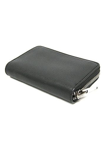 Balenciaga Balenciaga 452503 Women's Leather Coin Purse/coin Case Dark Gray (view 2)