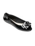 Lindsay Phillips Black Kate Peep Toe Size 6 1/2 - photo 1