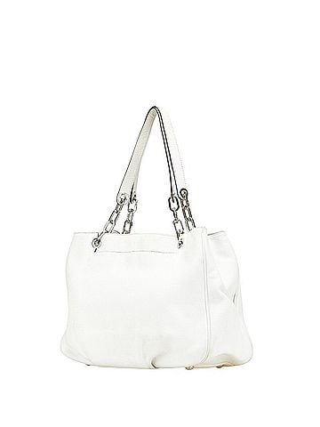 Michael Kors Michael Kors White Leather Tote Bag for Women (view 2)