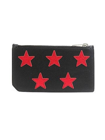 Saint Laurent Saint Laurent wallet/coin case in black and red leather for men women, 417751 h31540k (view 2)