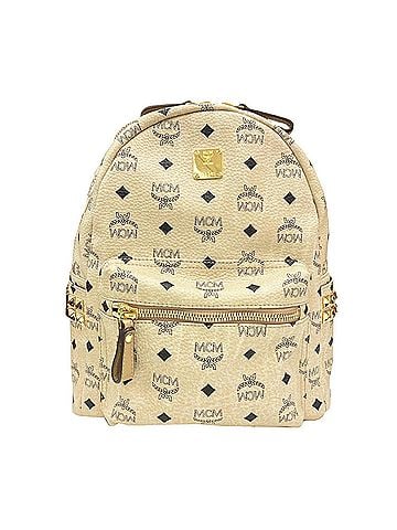 MCM MCM Studded Beige Backpack with Side Studs for Women (view 1)