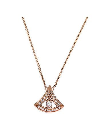 Bvlgari Bvlgari Diva's Dream Diamond Women's Necklace in 750 Pink Gold (view 1)