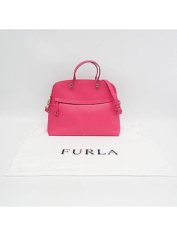 FURLA Furla Piper L Women's Leather Handbag,Shoulder Bag Pink (view 2)