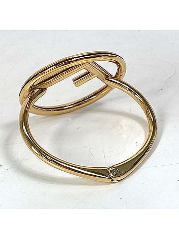 Fendi FENDI FF Bracelet Accessory Bangle GP Women's Gold (view 2)