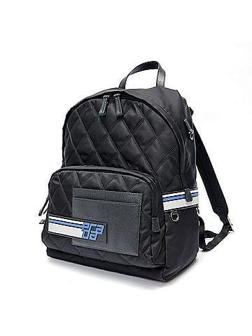 Prada PRADA Backpack Rucksack 2VZ066 Quilted Nylon Saffiano Leather Black S-158960 (view 1)