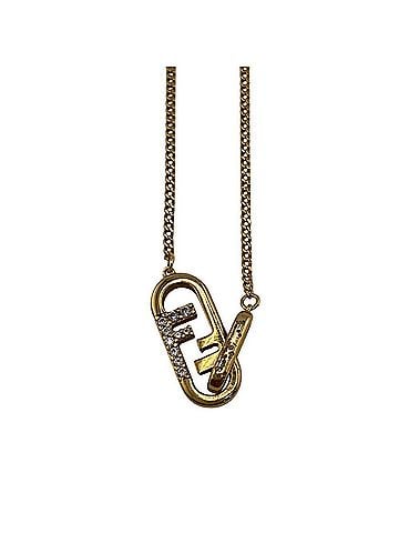 Fendi FENDI Orlocke necklace chain gold (view 2)