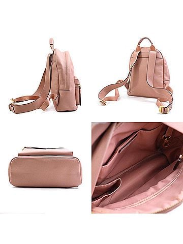 Tory Burch Tory Burch Backpack, Leather, Pink, Women's, H31559a (view 2)