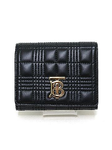 Burberry Burberry Tri-fold Wallet 8049280 Compact Black Leather (view 1)