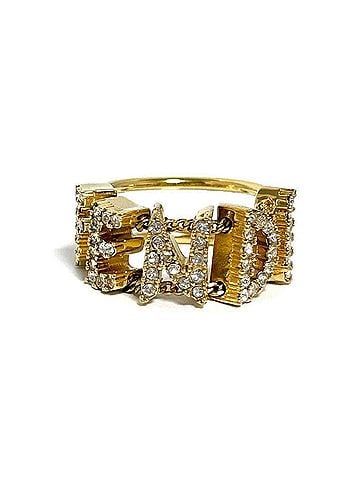 Fendi Fendi Women's/Men's Logo Wide Ring (view 2)