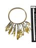 Louis Vuitton 100% Metal Gold Toned LOUIS VUITTON Women's and Men's Feather Essential V Necklace Choker One size - photo 2