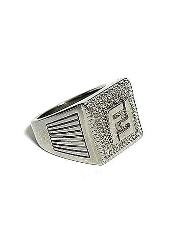 Fendi FENDI Men's Signet Ring FF (view 1)