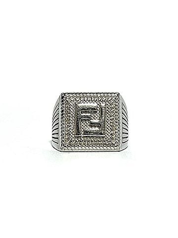 Fendi FENDI Men's Signet Ring FF (view 2)