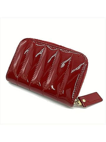 Saint Laurent Saint Laurent YSL Coin Case Enamel 553710 Red (view 2)