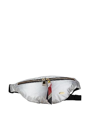 Burberry Blue Label Burberry Blue Label Check Body Bag Waist Silver Nylon Women's BURBERRY BLUE LABEL (view 1)